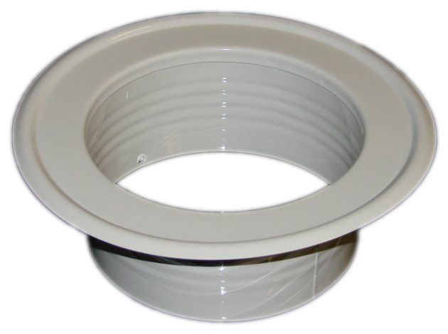ROZETA MALOWANA BIAŁA 80MM - ROZ 080 zdjęcie 2
