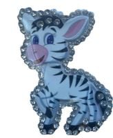 Aplikacja łatka termo z kamyczkami ZEBRA