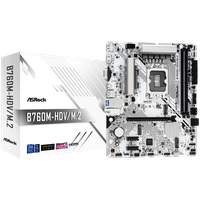 asrock b760m-hdv/m.2 matx lga1700 ddr5