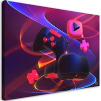 Emaga Obraz na płótnie, Zestaw dla gracza - 120x80