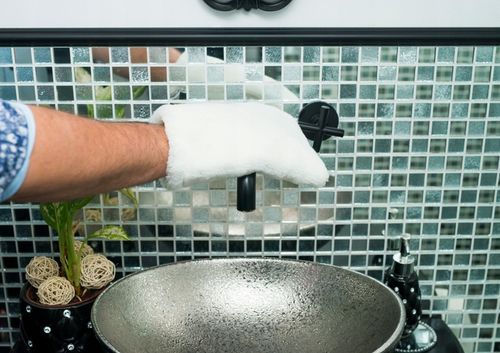 RAYPATH RĘKAWICA BIAŁA DO CZYSZCZENIA NA MOKRO Z NANOSREBREM na Arena.pl