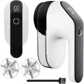 Golarka do ubrań zmechaceń swetrów tkanin tapicerki lcd akumulatorowa