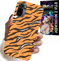 ETUI DO XIAOMI NOTE 10 / 10S - PLECKI W TYGRYSIE PASKI POKROWIEC +SZKŁO