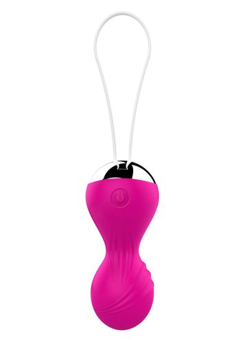 Kulki-Vibrating Silicone Kegel Balls USB 10 Function / Remote control -Pink na Arena.pl