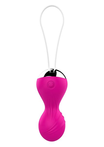Kulki-Vibrating Silicone Kegel Balls USB 10 Function / Remote control -Pink zdjęcie 2