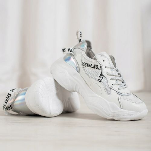 Białe Sneakersy Ze Skóry r.40 na Arena.pl