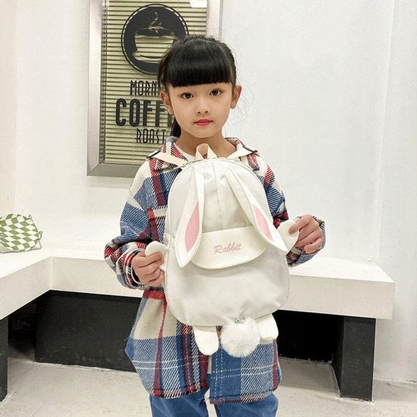 PLECAK DLA DZIECI KRÓLIK Z USZAMI - Biały (kremowy) zdjęcie 5