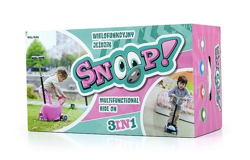 Jeździk SNOOP 3w1 pink na Arena.pl