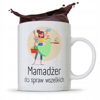 Kubek Prezent Dla Najlepszej Mamy Matki Mamadżer Z Nadrukiem Ze Zdjęciem