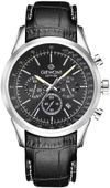 zegarek męski giewont chronograph sapphire srebrno czarny gw7650-a2