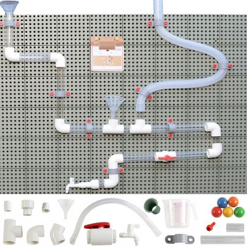 MASTERKIDZ System Rur Do Tablicy STEM 84 Elementów Tor Wodny Kulkowy na Arena.pl