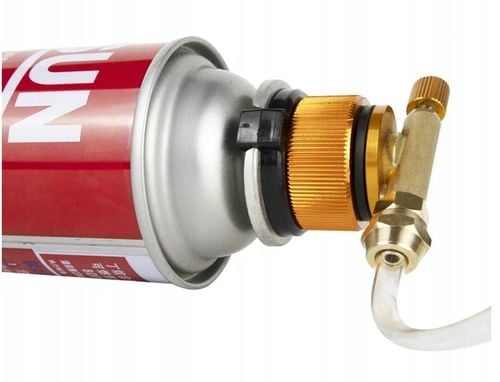 ADAPTER DO NAPEŁNIANIA KARTUSZY Z BUTLI GAZOWEJ PROPAN LPG WĄŻ 60CM na Arena.pl