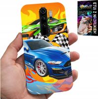 ETUI DO XIAOMI REDMI 9 - DLA DZIECI, SAMOCHODY WYŚCIGOWE WYŚCIGI
