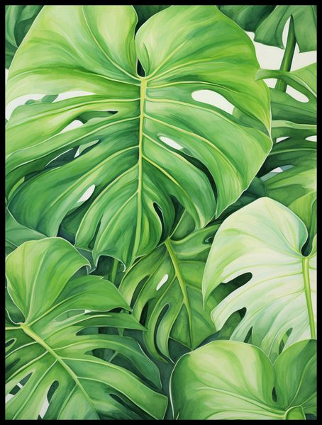 Plakat 60x80cm Tajemnice Liści zdjęcie 2