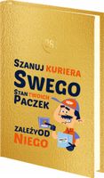 PLANER KURIERA nadruk tygodniowy KALENDARZ KSIĄŻKOWY A4 złoty srebrny
