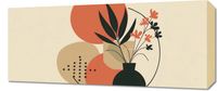 Obraz 70x30cm Wazon z Kwiatami
