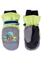 Rękawiczki narciarskie chłopięce jednopalczaste kask 14 YOCLUB