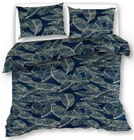 Pościel Satynowa 160X200 Beżowe Liście 2405