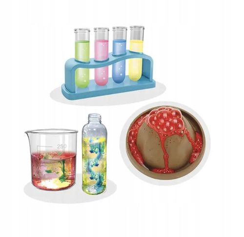 Zestaw Edukacyjny 14 Eksperymentów Naukowych Wybuchowy Wulkan Mały Chemik na Arena.pl
