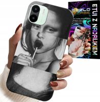 ETUI DO XIAOMI REDMI A1 - MONA LISA Z LIZAKIEM MODNE WZORY CASE