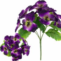 BRATKI BUKIET BRATKÓW GĘSTY SZTUCZNE KWIATY GAŁĄZKI BRATEK W BUKIECIE