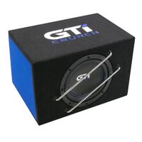 Subwoofer CRUNCH GTI800A tuba wzmacniacz 400W bass-reflex głośnik 20cm
