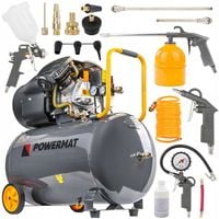 KOMPRESOR OLEJOWY 100L 8 BAR SPRĘŻARKA 230V 530l/min 4,7KM DUŻY ZESTAW