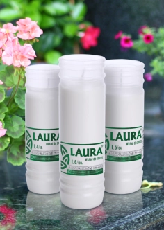 Wkład do zniczy parafinowy BISPOL Laura L3 (14,5cm) 54h 1szt. zdjęcie 2