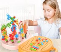 Walizka klocki konstrukcyjne wkrętarka śrubokręt elektryczny śrubki 450 el