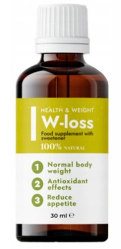 W-LOSS + GRATIS KROPLE NA ODCHUDZANIE KONTROLA WAGI REDUKCJA 30ml na Arena.pl