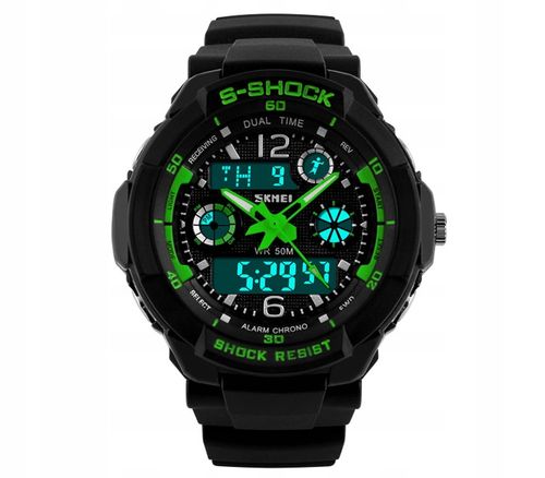 Zegarek dziecięcy SKMEI elektroniczny stoper data alarm podświetlenie na Arena.pl