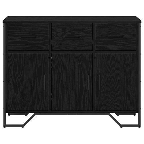 Bufet Czarny Dąb 97 x 32,5 x 74,5 cm Materiał drewnopochodny na Arena.pl