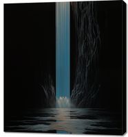 Obraz 90x100cm Wodospad Światła