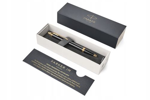 CZARNY DŁUGOPIS PARKER IM BLACK CT WKŁAD NIEBIESKI na Arena.pl