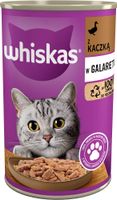 WHISKAS Mokra Karma Dla Kota 1+ Z Kaczką W Galaretce 400g
