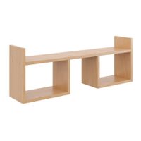 Półka wisząca, minimalistyczna, 90x18x32 cm, buk, mat | TYLETEGOTU