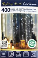 LAMPKI KURTYNA druciki mikro LED 8 FUNKCJI WEW/ZEW