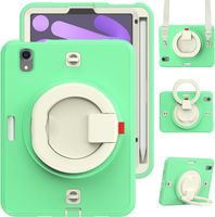 Etui do iPad Mini 6 8,3” z Podstawką i Paskiem na Ramię Zielone