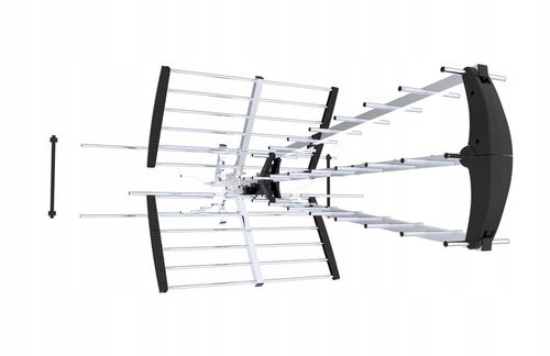 ANTENA DVBT2 DO TELEWIZJI NAZIEMNEJ COMBO 4K LTE MUX8 WZMACNIACZ ZESTAW 2TV na Arena.pl