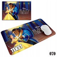 PODKŁADKA POD MYSZKĘ MYSZ WZORY DO WYBORU - PIĘKNA I BESTIA GRAFIKI 20x24cm