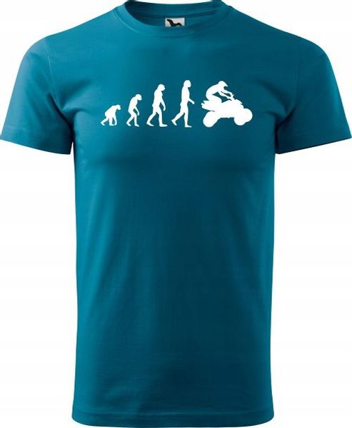 Męska Koszulka Prezent Urodziny Quad Ewolucja zdjęcie 4