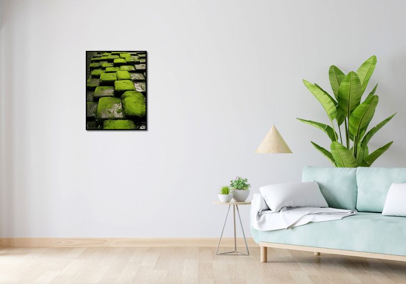 Plakat 50x65cm Zielona Mozaika zdjęcie 4