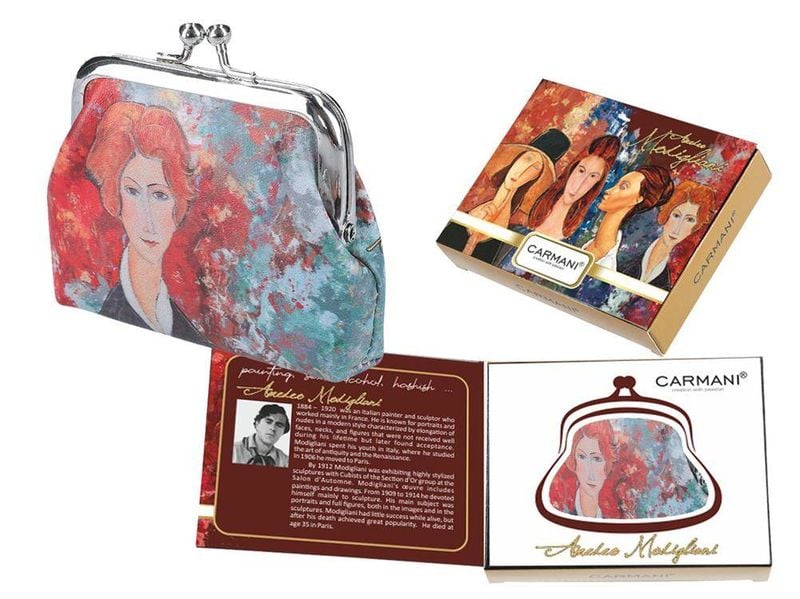 Portfelik mały - A. Modigliani (CARMANI) zdjęcie 1
