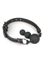 knebel-ball gag with silicone beads