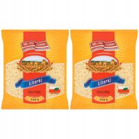 Makaron literki 250 g x 2 sztuk