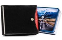 portfel skórzany ptn 304.01 2-1-1 black+red