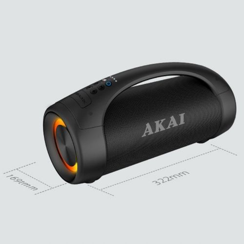 WODOSZCZELNY GŁOŚNIK BLUETOOTH LED AKAI ABTS-55 na Arena.pl