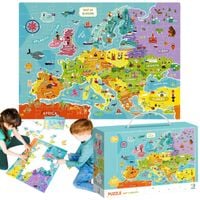 puzzle dodo toys puzzle mapa europy 100 elementów puzzle dla dzieci