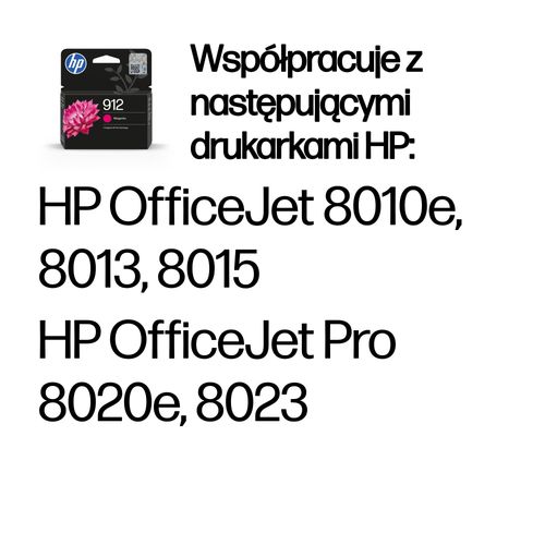 Tusz HP 912 Magenta (3YL78AE) na Arena.pl