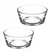 KADAX Salaterka Miska Szklana Przekąski 12,5cm 2x